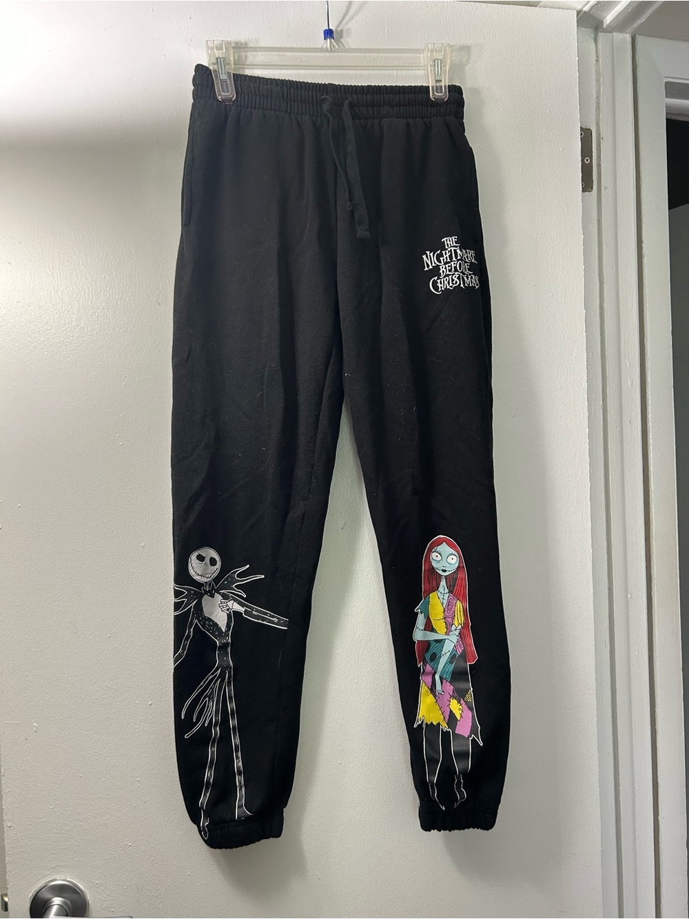 Disney Black The Nightmare Before Christmas Kids Jogger Pants